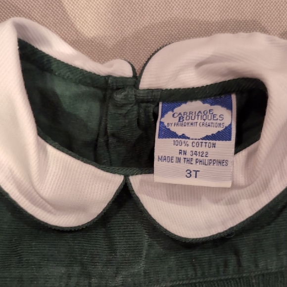 Forest 💚 Smocked Dress with Santa Embroidery - Picture 2 of 3